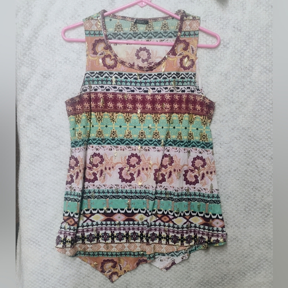 Storybuk Women's M Top Gypsy Boho Free Spirit Fairycore Cottagecore Peasent Y2k
